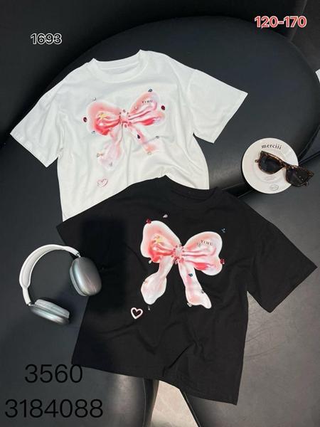 Футболка Delfinka (120-170) 3560 black (лето)