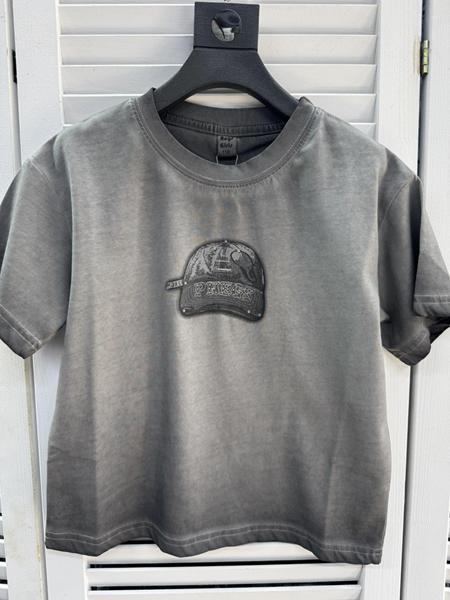 Футболка Delfinka (110-150) 3787 grey (лето)