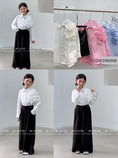 Рубашка Delfinka (120-170) C131 l.blue (деми)