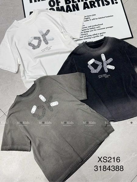 Футболка Delfinka (120-170) XS216 black (лето)