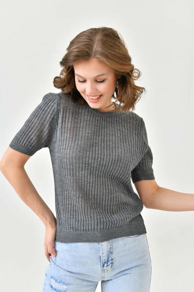 Футболка Karon (one size) 10745 grey (лето)