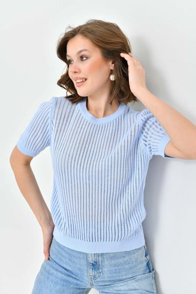 Футболка Karon (one size) 10745 l.blue (лето)