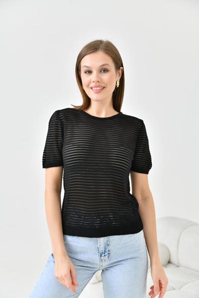 Футболка Karon (one size) 10747 black (лето)