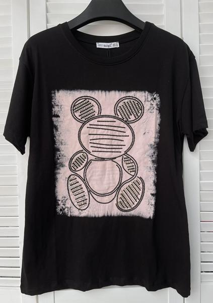 Футболка Karon (S-L) 7013 black (лето)