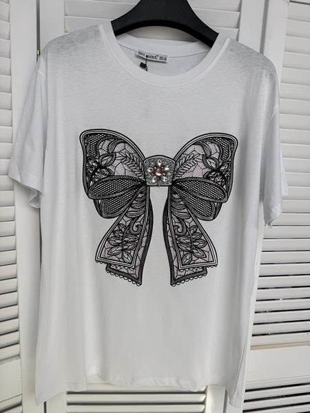 Футболка Karon (S-L) 7019 white (лето)