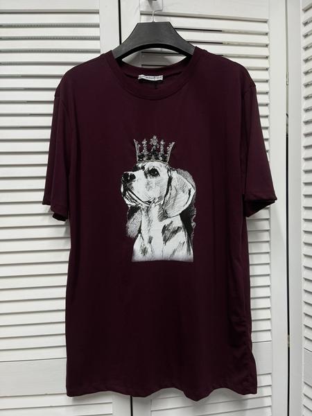 Футболка Karon (S-L) 7205 wine (лето)