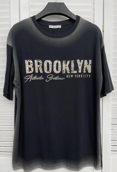 Футболка Karon (S-L) 7207 black (лето)