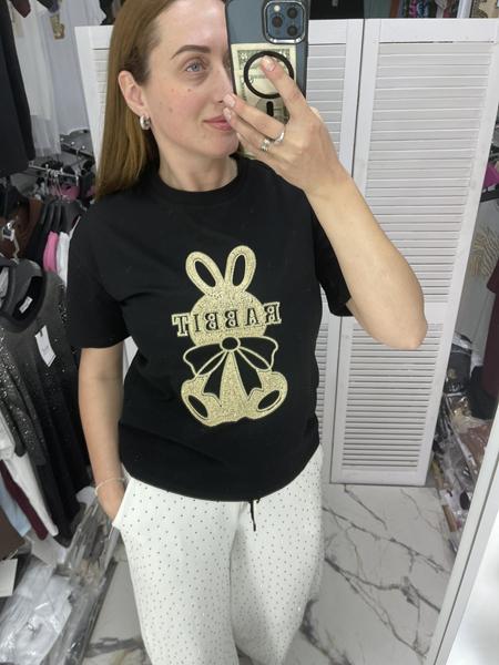 Футболка Karon (one size) 8219 black (лето)