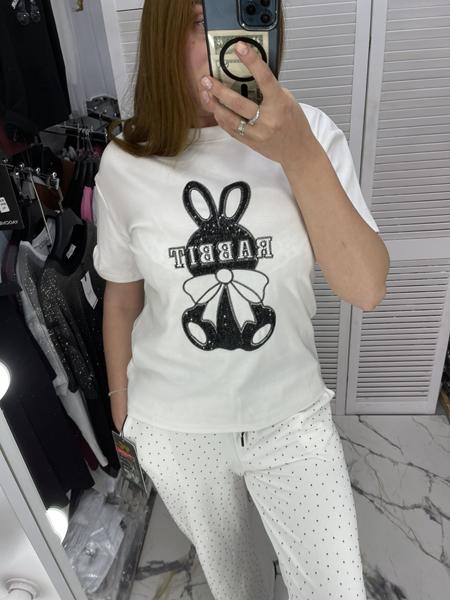 Футболка Karon (one size) 8219 white (лето)