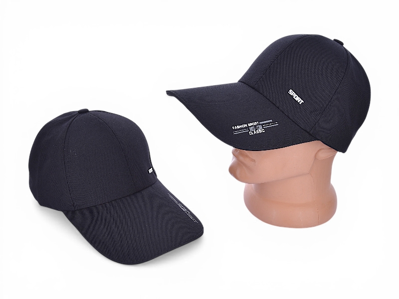 Кепка KH clothes (57-59) D1 black (лето)