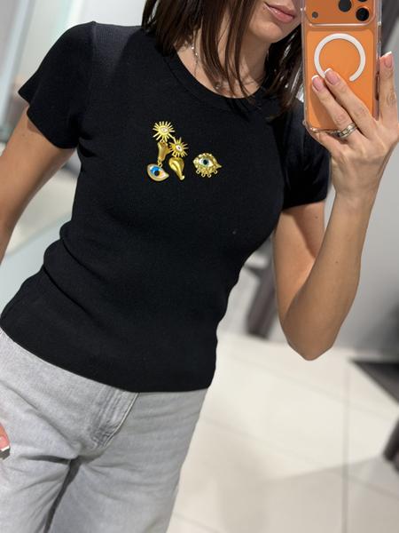 Футболка Comod (one size) 2610 black (лето)