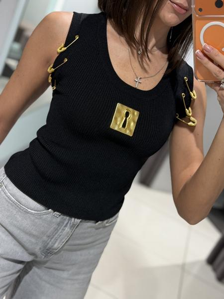 Майка Comod (one size) 2606 black (лето)