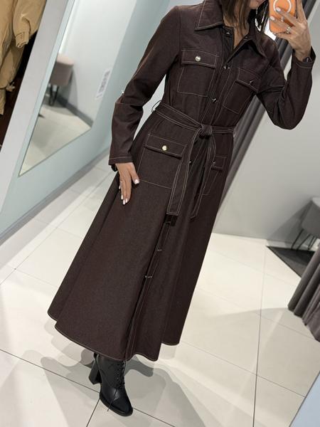 Платье Comod (M-L) 9483 chocolate (деми)