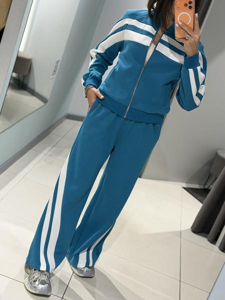 Костюм спорт Comod (M-L) H8800 l.blue (деми)