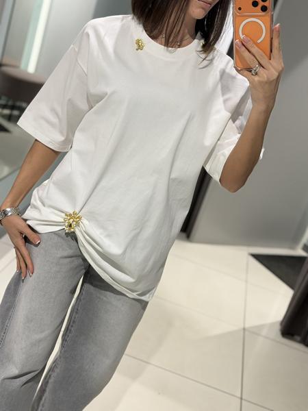 Футболка Comod (one size) 0389 white (лето)