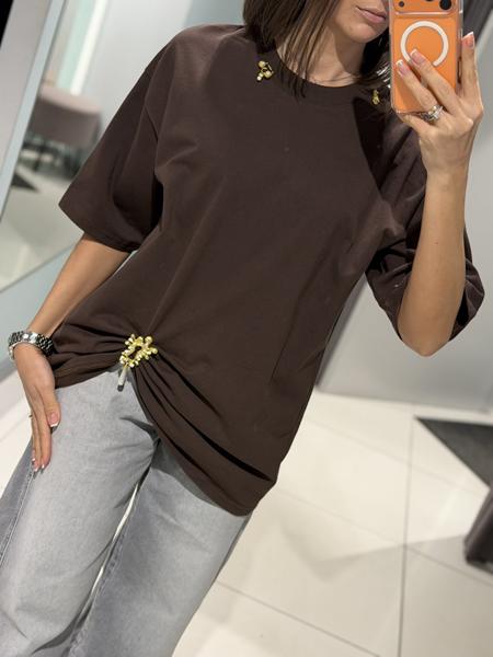 Футболка Comod (one size) 0389 chocolate (лето)