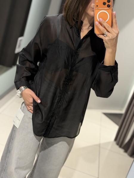 Рубашка Comod (one size) 3330 black (лето)