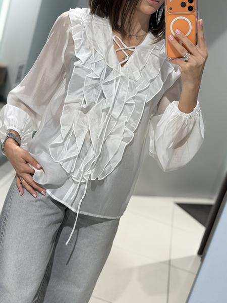 Блузка Comod (one size) 2532 white (лето)