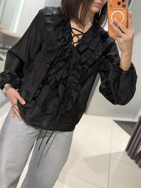 Блузка Comod (one size) 2532 black (лето)