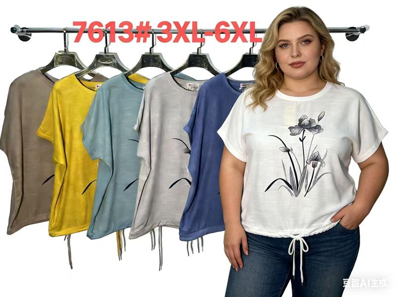 Футболка Estima (3XL-6XL) 7613 navy (лето)