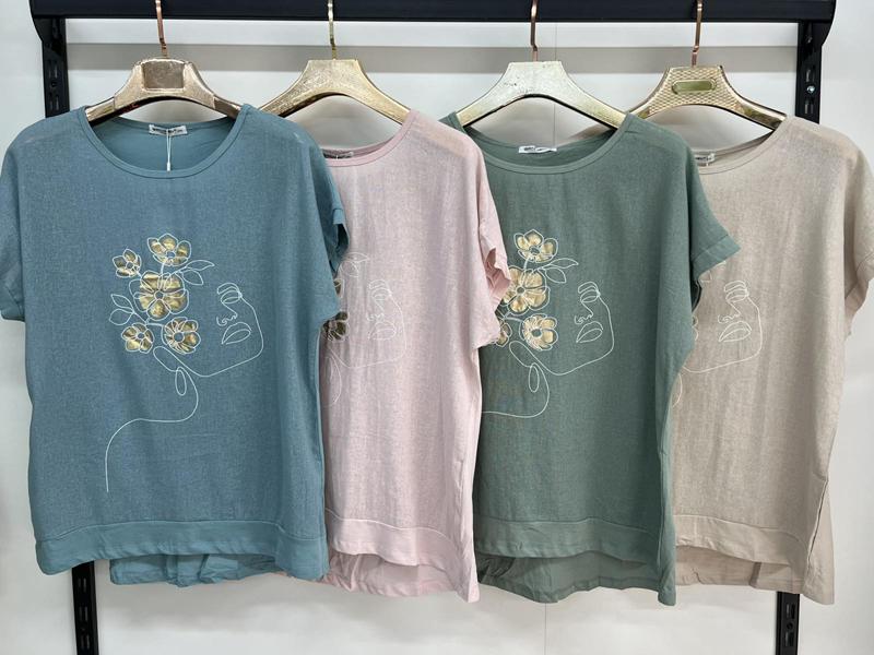 Футболка Estima (3XL-6XL) 9567 beige (лето)