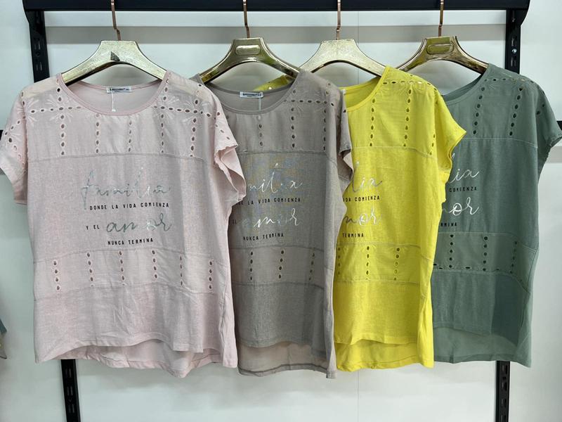 Футболка Estima (3XL-6XL) 9543 powder (лето)