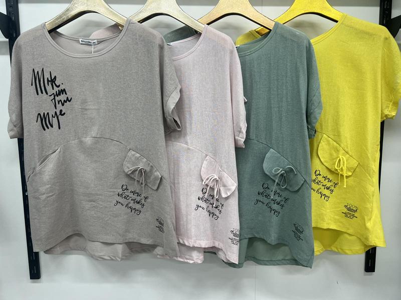 Футболка Estima (3XL-6XL) 9575 yellow (лето)