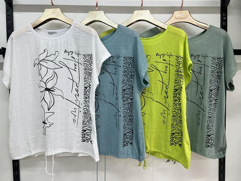 Футболка Estima (3XL-6XL) 7383 l.green (лето)