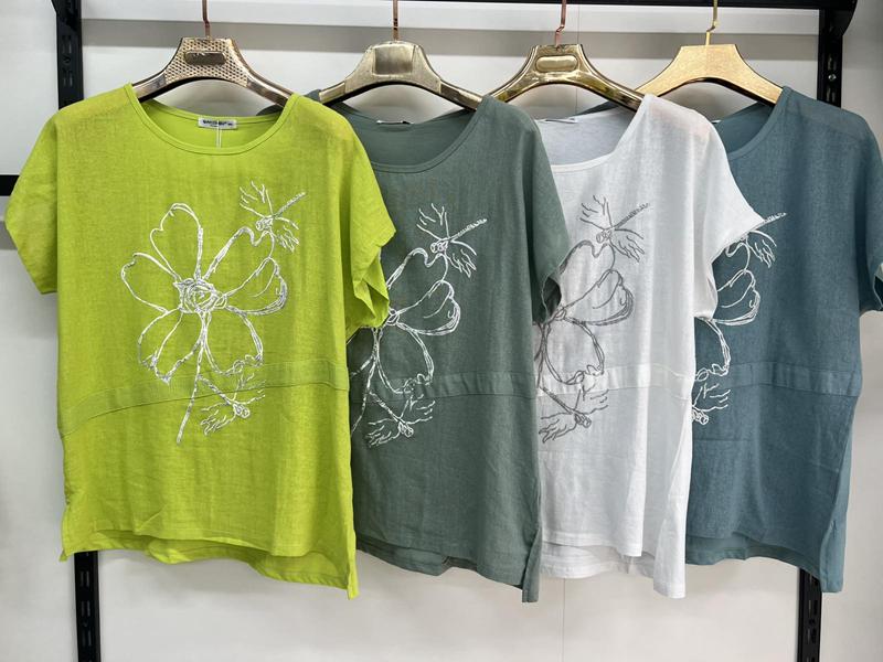 Футболка Estima (3XL-6XL) 7376 l.green (лето)