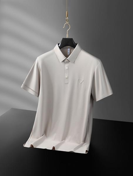 Футболка F.T.H (L-4XL) F1043 apricot (лето)