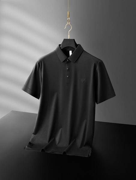 Футболка F.T.H (L-4XL) F1047 black (лето)