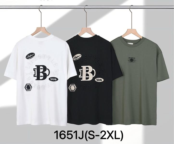 Футболка TRAN (S-2XL) 1651J black (лето)