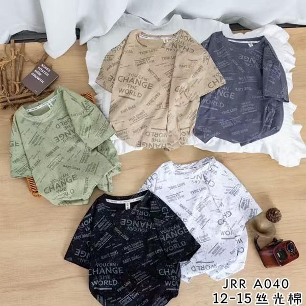 Футболка TRAN (7-12) A040 grey (лето)