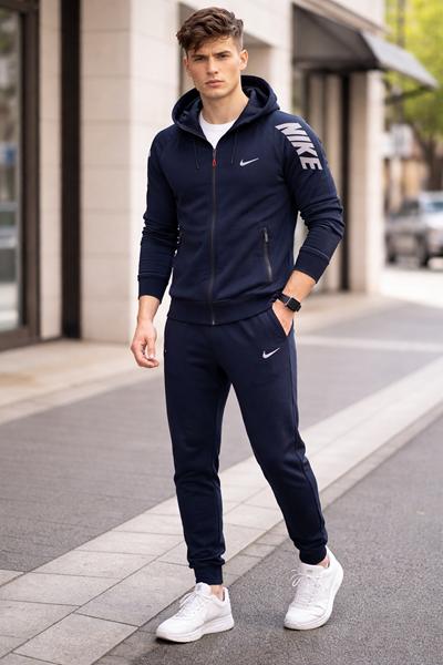 Костюм спорт TRAN (46-54) TR1006 navy (деми)