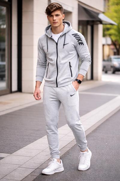 Костюм спорт TRAN (46-54) TR1008 l.grey (деми)