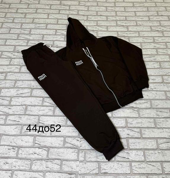 Костюм спорт TRAN (44-52) TR957 black (деми)