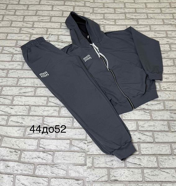 Костюм спорт TRAN (44-52) TR962 grey (деми)