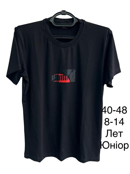 Футболка TRAN (40-48) TR984 black (лето)