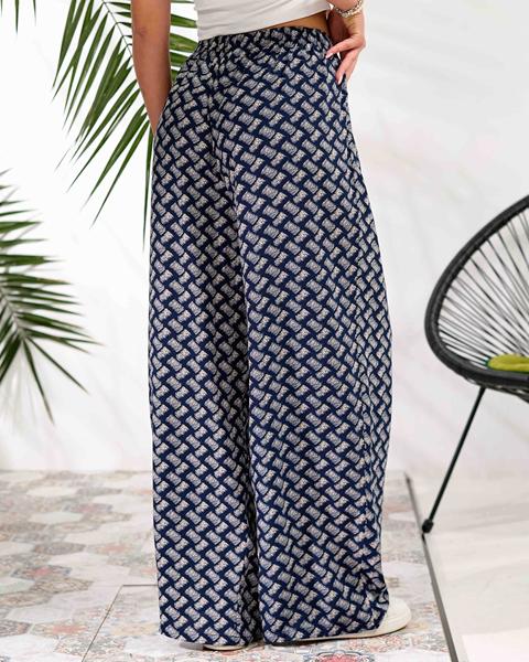 Штаны TRAN (XL-4XL) 111-1 navy (деми)