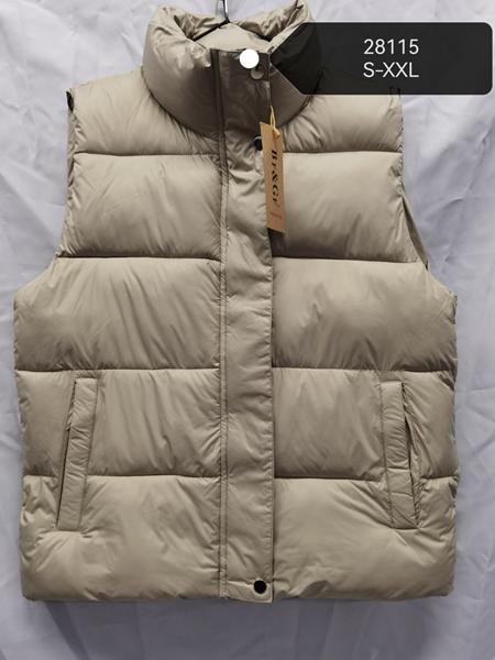 Жилетка TRAN (S-2XL) 28115 beige (деми)