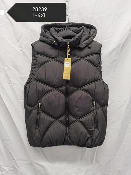 Жилетка TRAN (L-4XL) 28239 black (деми)