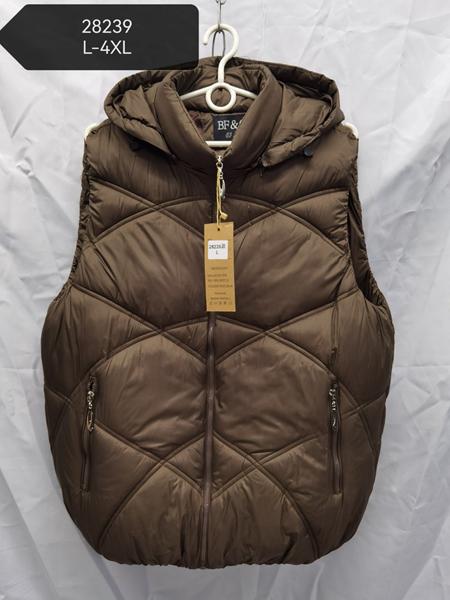 Жилетка TRAN (L-4XL) 28239 brown (деми)