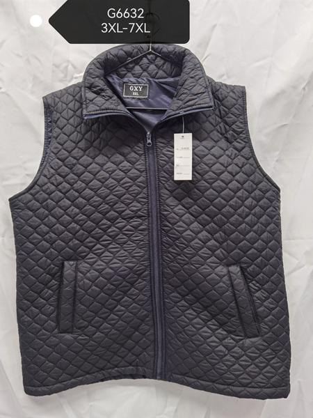 Жилетка TRAN (3XL-7XL) G6632 d.grey (деми)