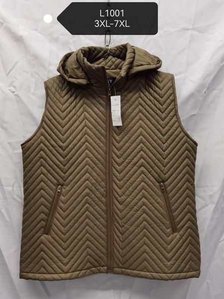 Жилетка TRAN (3XL-7XL) L1001 beige (деми)