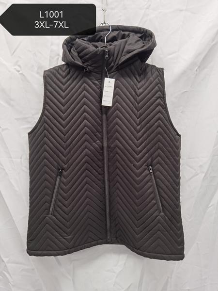 Жилетка TRAN (3XL-7XL) L1001 black (деми)