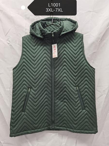 Жилетка TRAN (3XL-7XL) L1001 green (деми)