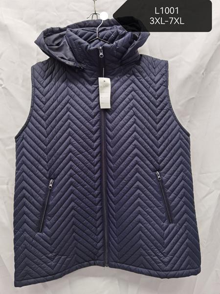 Жилетка TRAN (3XL-7XL) L1001 navy (деми)