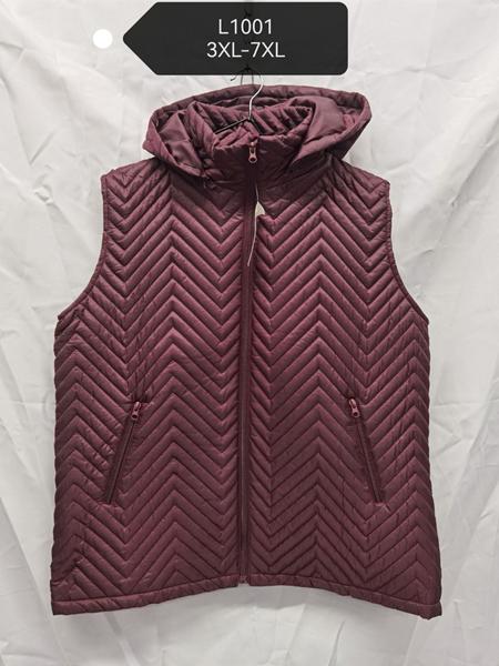 Жилетка TRAN (3XL-7XL) L1001 wine (деми)