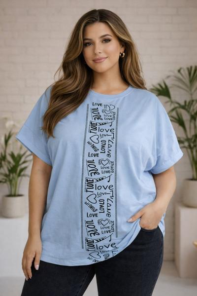 Футболка Arina (42-50) 135 l.blue (лето)