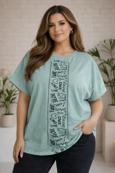 Футболка Arina (42-50) 135 mint (лето)